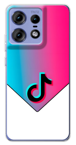 Чехол с картинкой "Tiktok Logo" для Motorola Edge 50 Pro