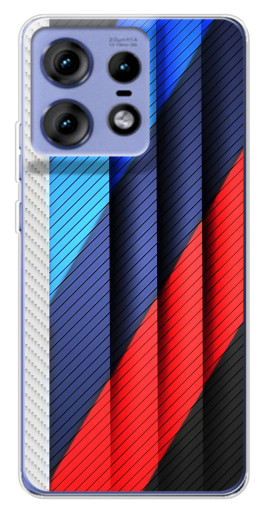 Чехол с принтом "Цвета лого БМВ" для Motorola Edge 50 Pro