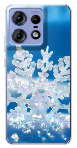 Чехол с принтом "Яркая снежинка" для Motorola Edge 50 Pro