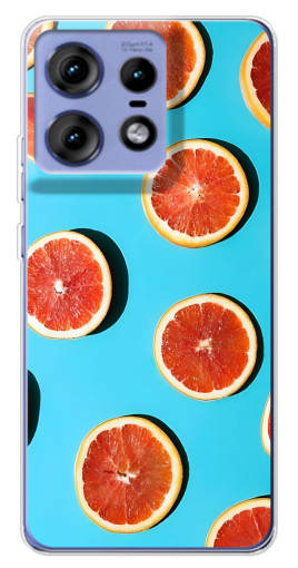 Чехол с принтом "Яркие грейпфруты" для Motorola Edge 50 Pro