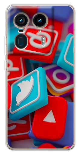 Чехол с печатью "3Д эффект" для Motorola Edge 50 Ultra