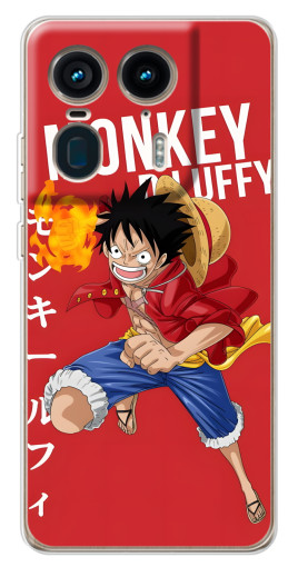 Чехол с печатью "Атакующий D Luffy" для Motorola Edge 50 Ultra