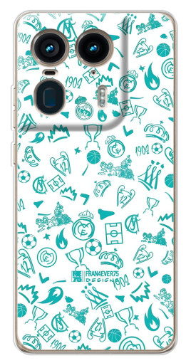 Чехол с печатью "Атрибутика Real Madrid" для Motorola Edge 50 Ultra