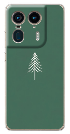 Чехол с картинкой "Белая елка" для Motorola Edge 50 Ultra