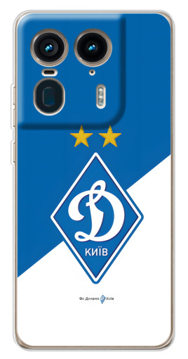 Чехол с картинкой "Бело-синий Динамо" для Motorola Edge 50 Ultra