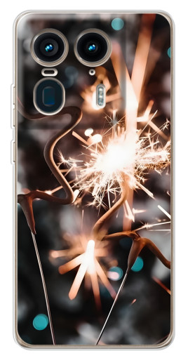 Чехол с принтом "Бенгальские огни" для Motorola Edge 50 Ultra