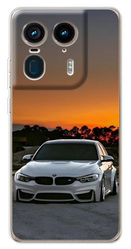 Чехол с печатью "BMW белая" для Motorola Edge 50 Ultra