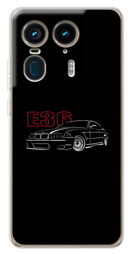 Силиконовый чехол с изображением "BMW E36" для Motorola Edge 50 Ultra