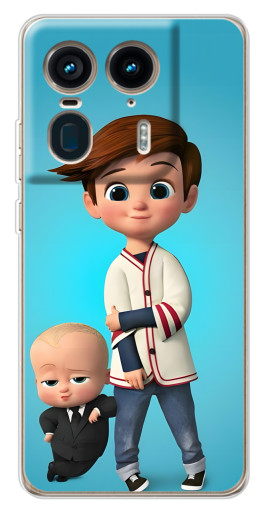 Чехол с принтом "Boss and Boy" для Motorola Edge 50 Ultra