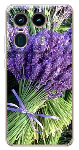 Чехол с картинкой "Букет лаванды" для Motorola Edge 50 Ultra