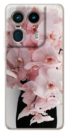 Чехол с картинкой "Букет орхидеи" для Motorola Edge 50 Ultra