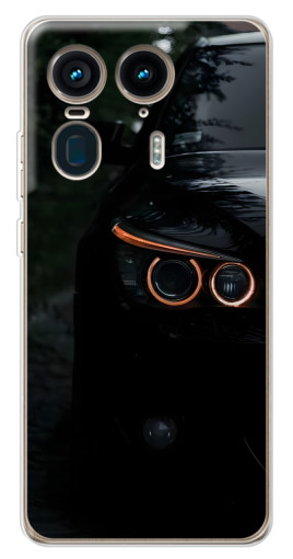 Чехол с картинкой "Черный БМВ" для Motorola Edge 50 Ultra