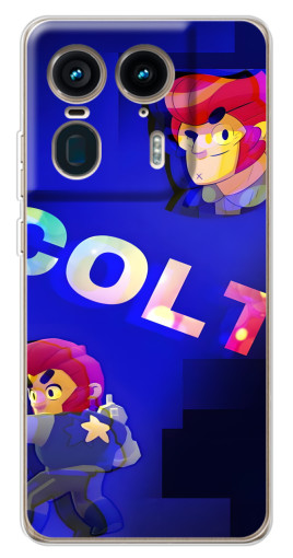 Силиконовый чехол с изображением "Colt шпион" для Motorola Edge 50 Ultra
