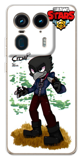 Чехол с принтом "Crow" для Motorola Edge 50 Ultra
