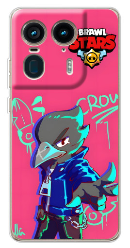 Чехол с картинкой "Crow Asassin" для Motorola Edge 50 Ultra