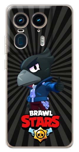Чехол с принтом "Crow Brawl Stars" для Motorola Edge 50 Ultra