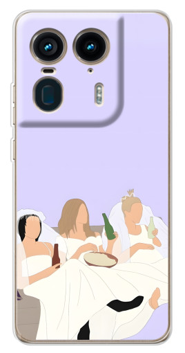 Чехол с картинкой "Девушки Друзья" для Motorola Edge 50 Ultra