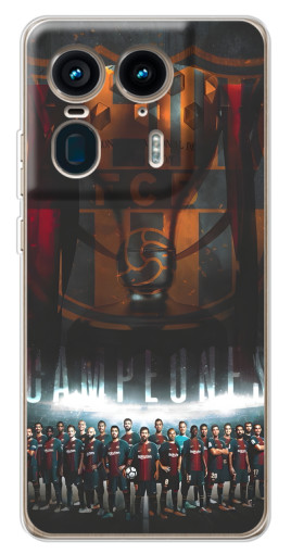 Чехол с картинкой "FCB Campeones" для Motorola Edge 50 Ultra