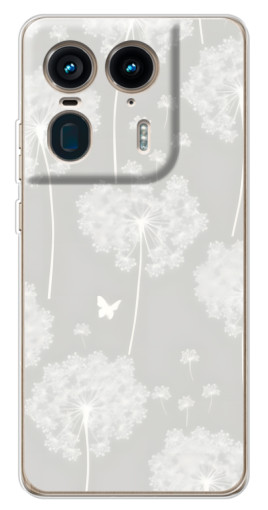 Чехол с принтом "Фон одуванчиков " для Motorola Edge 50 Ultra