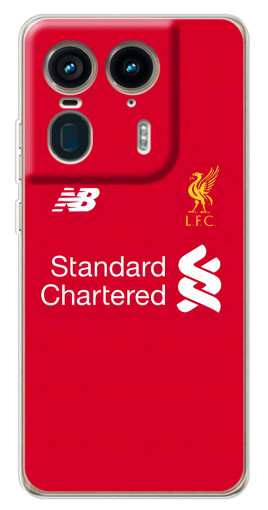 Чехол с картинкой "Форма Liverpool" для Motorola Edge 50 Ultra