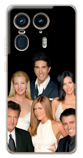 Чехол с принтом "Фото Друзья" для Motorola Edge 50 Ultra