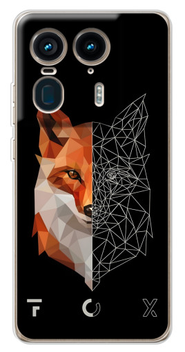 Чехол с печатью "Fox" для Motorola Edge 50 Ultra