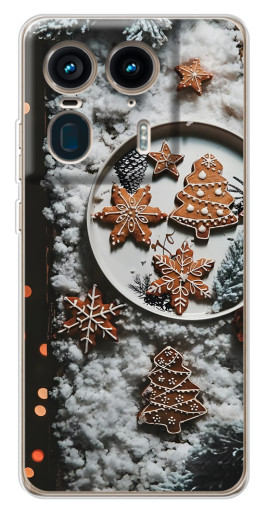Чехол с печатью "Имбирные пряники" для Motorola Edge 50 Ultra