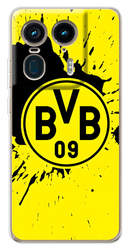 Чехол с принтом "Красочный лого BVB" для Motorola Edge 50 Ultra