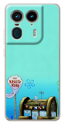 Чехол с печатью "Krusty Krab" для Motorola Edge 50 Ultra