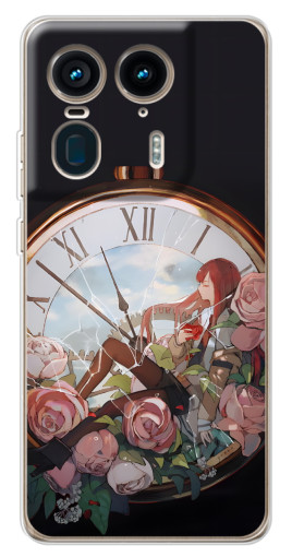 Чехол с печатью "Курису  в часах" для Motorola Edge 50 Ultra