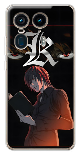 Чехол с принтом "Лайт Ягами Death Note" для Motorola Edge 50 Ultra