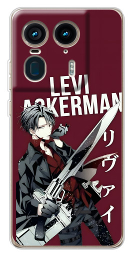 Чехол с принтом "levi Ackerman" для Motorola Edge 50 Ultra