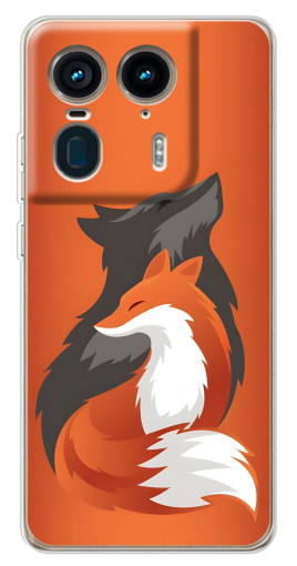 Чехол с принтом "Лиса ART" для Motorola Edge 50 Ultra