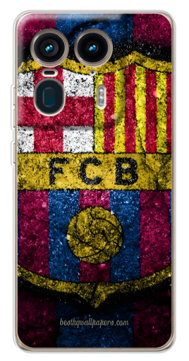 Чехол с картинкой "Лого Барсы" для Motorola Edge 50 Ultra