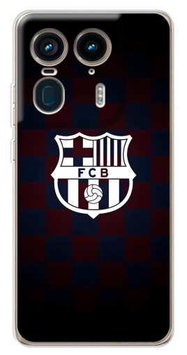 Силиконовый чехол с изображением "Лого FCB" для Motorola Edge 50 Ultra