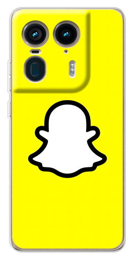 Чехол с принтом "Лого Snapchat" для Motorola Edge 50 Ultra