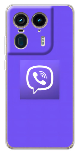 Чехол с картинкой "Лого Viber" для Motorola Edge 50 Ultra