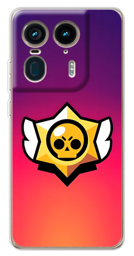 Чехол с принтом "Логотип Brawl Stars" для Motorola Edge 50 Ultra