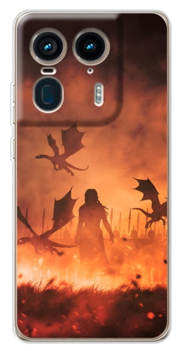 Чехол с картинкой "Мать драконов" для Motorola Edge 50 Ultra