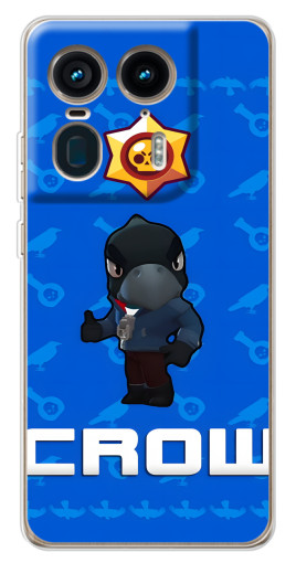 Чехол с картинкой "Медаль Crow" для Motorola Edge 50 Ultra