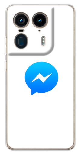 Чехол с печатью "messenger logo" для Motorola Edge 50 Ultra