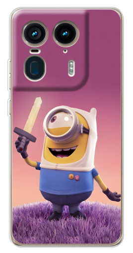 Силиконовый чехол с изображением "Миньон с мечом" для Motorola Edge 50 Ultra