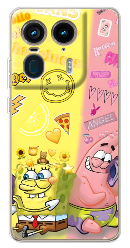 Чехол с картинкой "Модный разговор" для Motorola Edge 50 Ultra