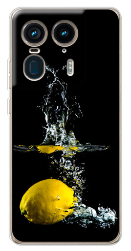 Чехол с картинкой "Мокрый Лимон" для Motorola Edge 50 Ultra