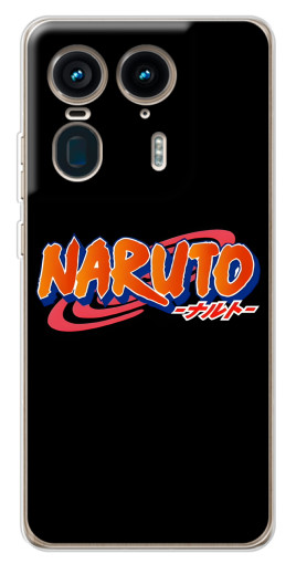 Чехол с принтом "Надпись Naruto" для Motorola Edge 50 Ultra