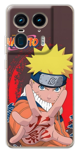 Чехол с печатью "Naruto атакует" для Motorola Edge 50 Ultra