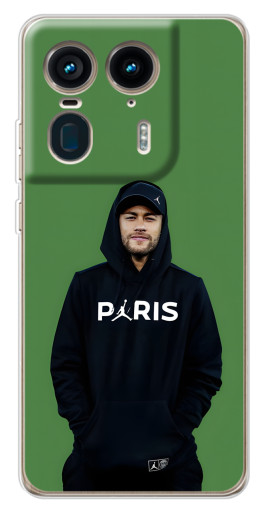 Силиконовый чехол с изображением "Неймар Paris" для Motorola Edge 50 Ultra