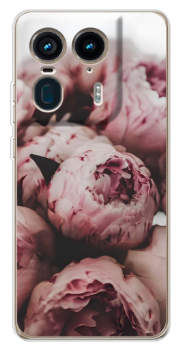 Чехол с печатью "Нежные пионы" для Motorola Edge 50 Ultra