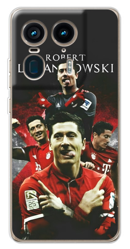 Чехол с картинкой "Польский футболист" для Motorola Edge 50 Ultra