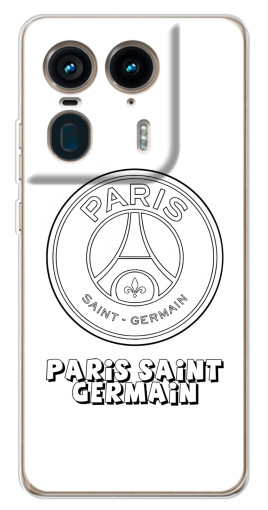 Чехол с печатью "PSG логотип" для Motorola Edge 50 Ultra